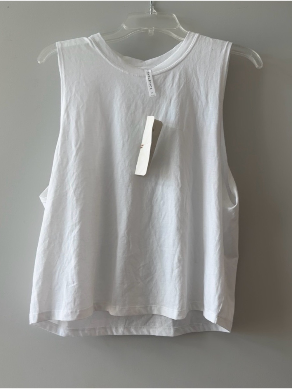 White Sleeveless Tank Top - Fabletics